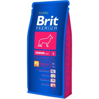 Brit Premium сухой для пожилых собак крупных пород старше 6 лет весом до 45 кг (Senior L)