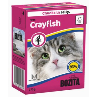 Bozita для кошек, кусочки в желе, с лангустом (Feline Chunks in Jelly with Crayfish)