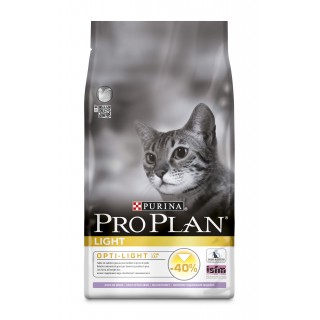 Purina Pro Plan для взрослых кошек с избыточным весом и склонных к полноте (Light)